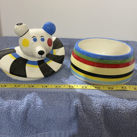Teddy Bear / Clown Multipurpose Dish w/ Lid - Picture 5 of 8